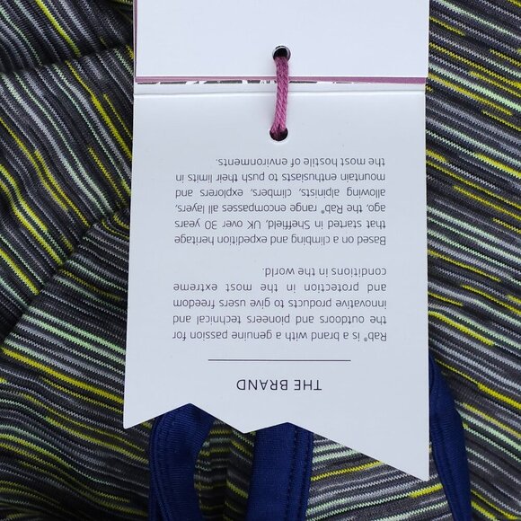 Rab Womens Maze Climbing Dress BNWT Size XS Sulpher Tank Top Dress Cross Back - Picture 8 of 11